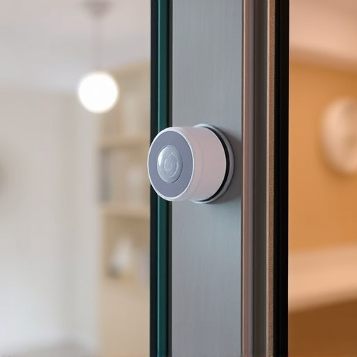 glass break sensor on sliding door