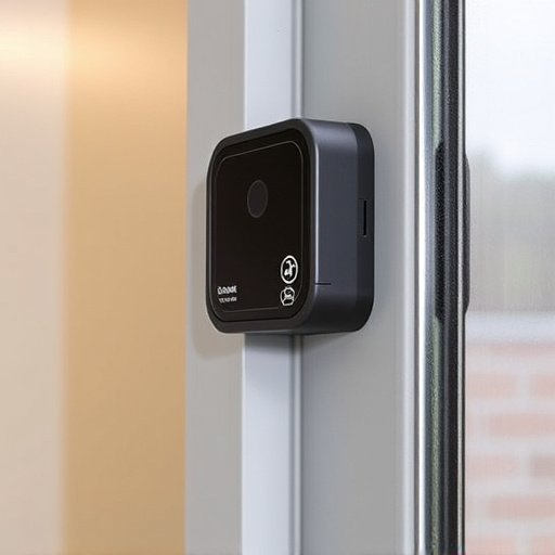 glass break sensor on sliding door