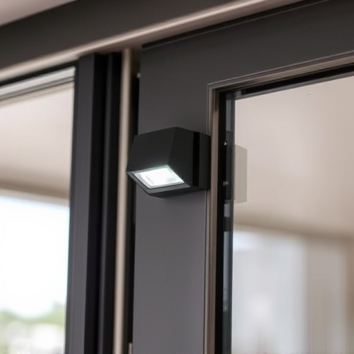 glass break sensor on sliding door
