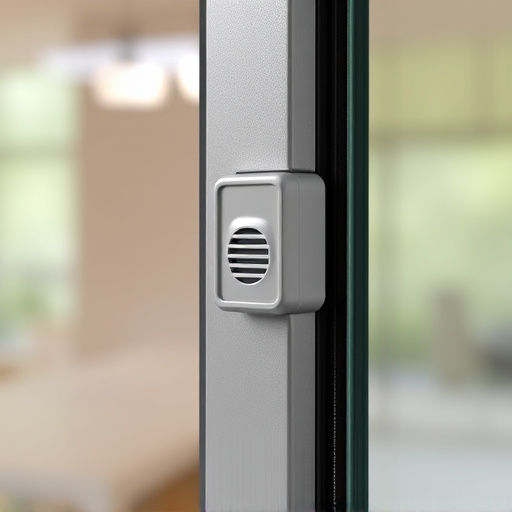 glass break sensor on sliding door