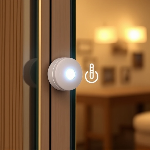 glass break sensor on sliding door