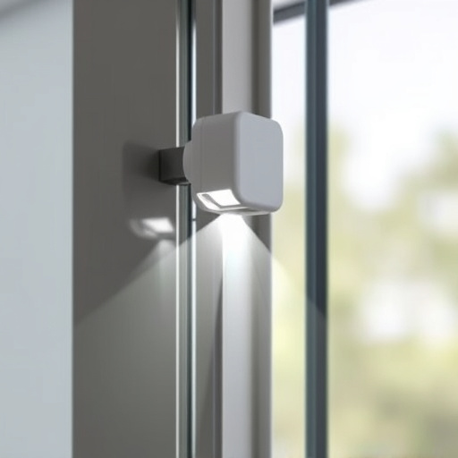 glass break sensor on sliding door