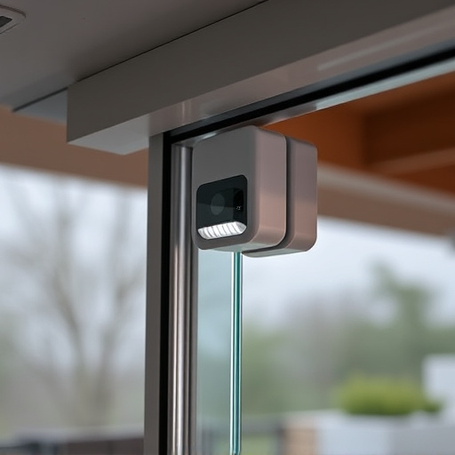 glass break sensor on sliding door