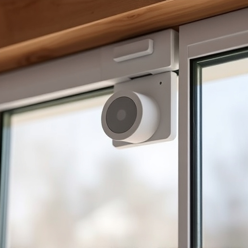 glass break sensor on sliding door