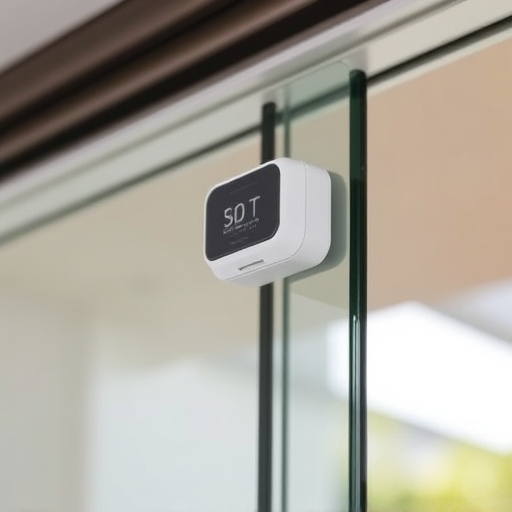 glass break sensor on sliding door