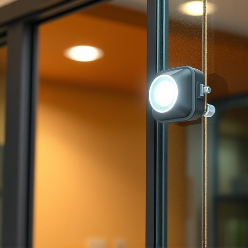 glass break sensor on sliding door