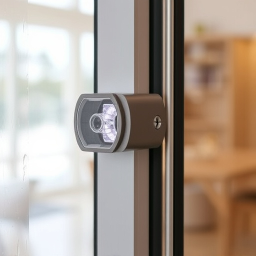 glass break sensor on sliding door