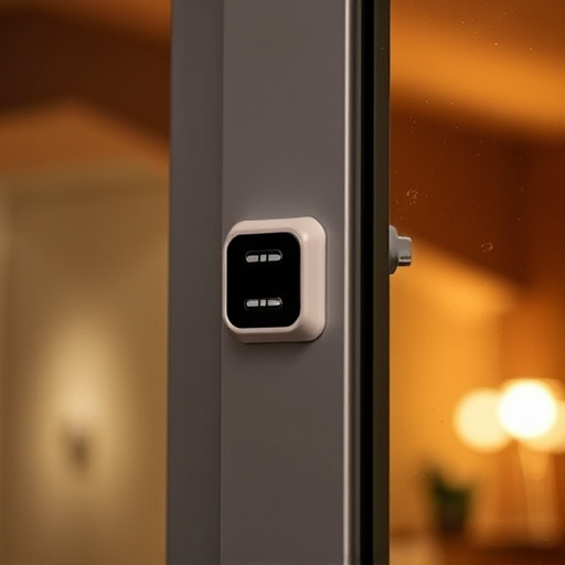 glass break sensor on sliding door