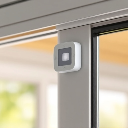 glass break sensor on sliding door