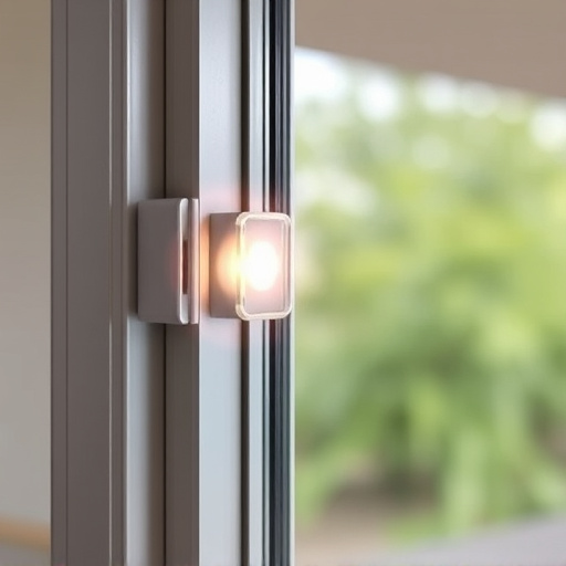 glass break sensor on sliding door