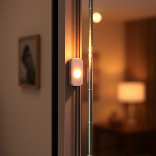 glass break sensor on sliding door