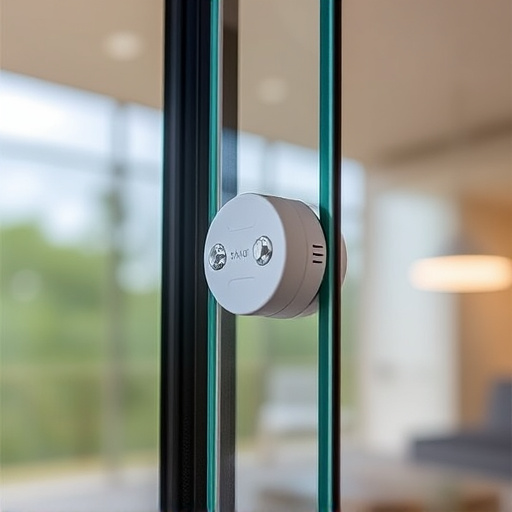 glass break sensor on sliding door
