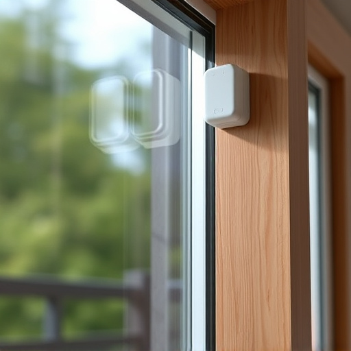 glass break sensor on sliding door