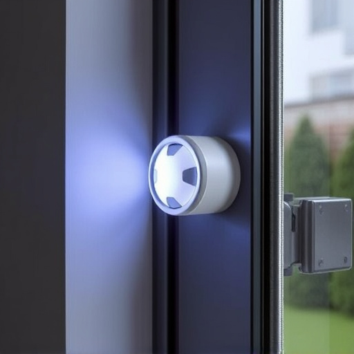 glass break sensor on sliding door