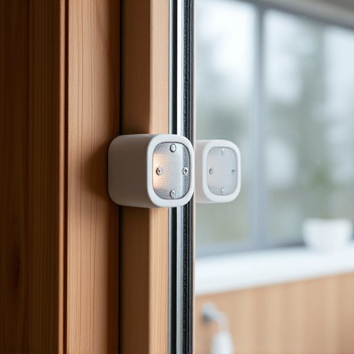 glass break sensor on sliding door