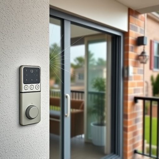 glass break sensor on sliding door,security keypad on modern apartment wall,smart video doorbell on suburban porch,ai security camera scanning for movement,home monitoring control room with multiple screens,wireless doorbell with camera on brick home