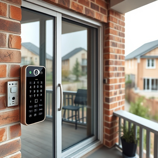 glass break sensor on sliding door,security keypad on modern apartment wall,smart video doorbell on suburban porch,ai security camera scanning for movement,home monitoring control room with multiple screens,wireless doorbell with camera on brick home