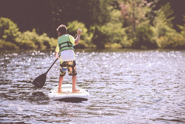 kayaking, water, paddleboard, adventure, lake, river