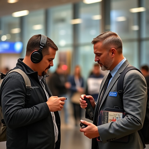 man checking legal travel restrictions for safety gear,safe carrying methods for legal defense products,person researching personal safety laws online,attorney advising client on pepper spray laws,legal notice on taser product packaging