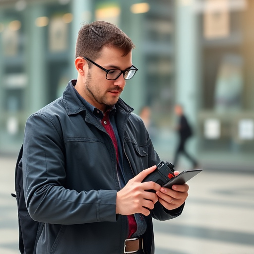 man checking legal travel restrictions for safety gear,safe carrying methods for legal defense products,person researching personal safety laws online,attorney advising client on pepper spray laws,legal notice on taser product packaging