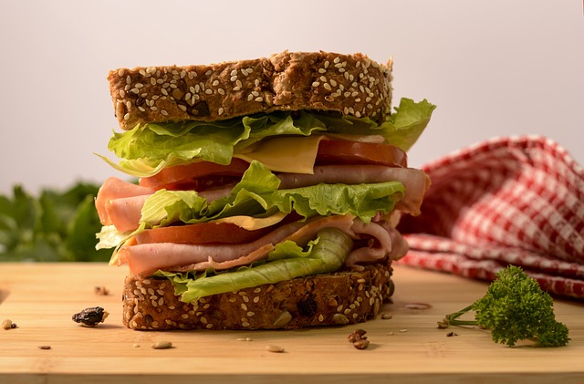 salad,sandwich,asian food,beer,wine,meal