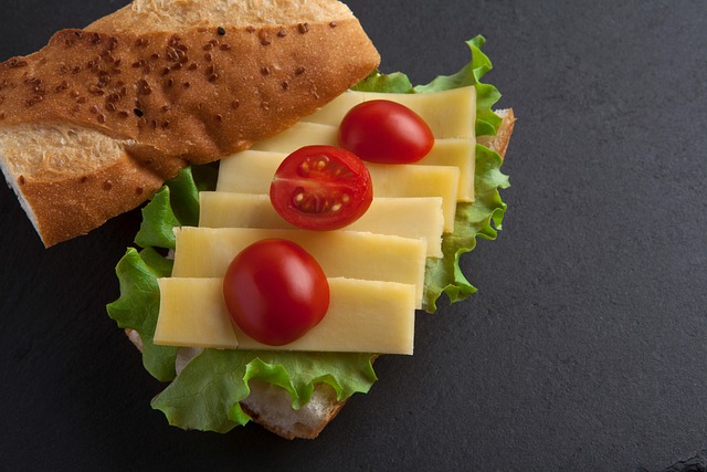salad,sandwich,greek food,beer,wine,meal