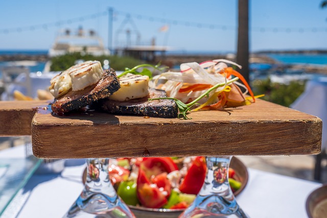 salad,sandwich,greek food,beer,wine,meal