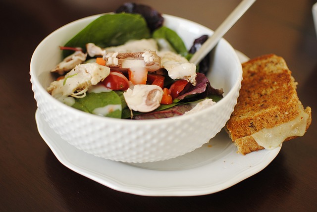 salad,sandwich,italian food,beer,wine,meal