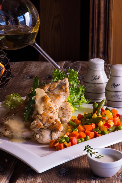 salad,sandwich,mediterranian food,beer,wine,meal