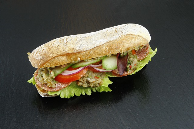salad,sandwich,mediterranian food,beer,wine,meal