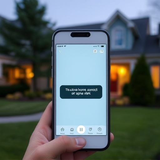 sensor alert notification on homeowner’s phone