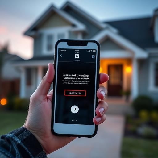 sensor alert notification on homeowner’s phone