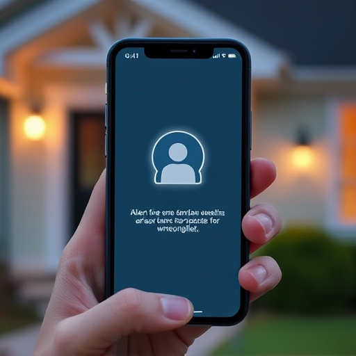 sensor alert notification on homeowner’s phone