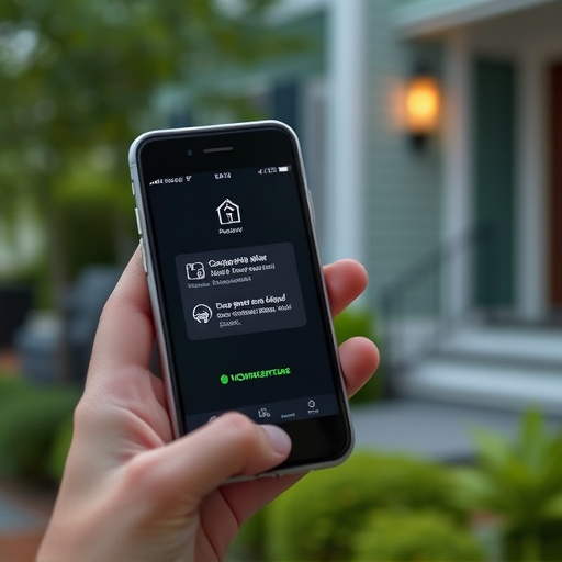 sensor alert notification on homeowner’s phone