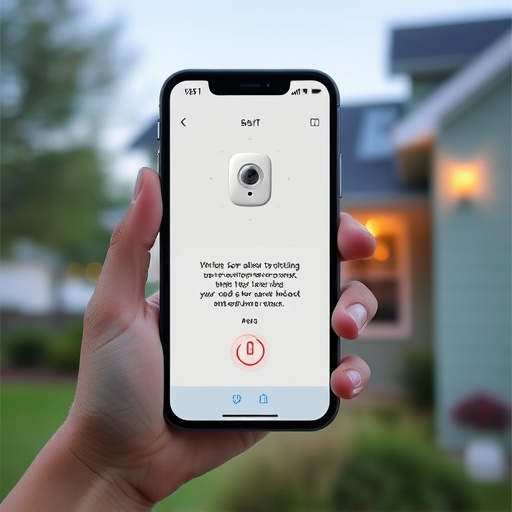 sensor alert notification on homeowner’s phone