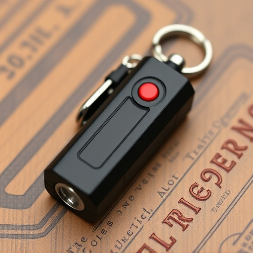 traveler testing mini pepper spray keychain