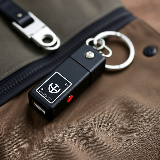 traveler testing mini pepper spray keychain