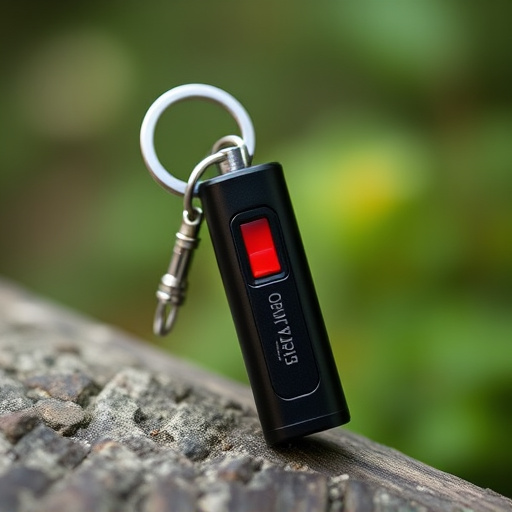 traveler testing mini pepper spray keychain