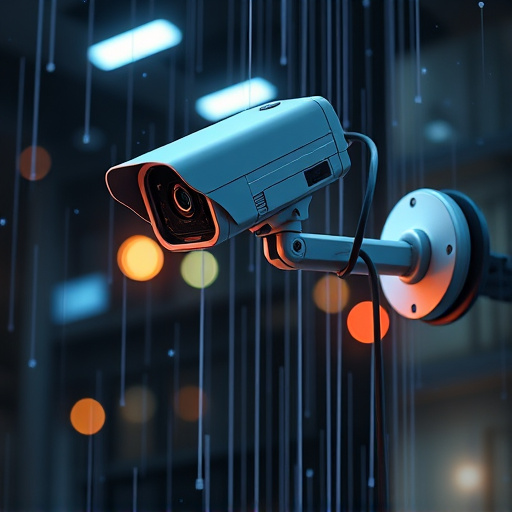 ai security camera scanning for movement