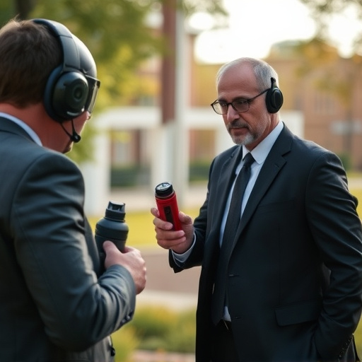 attorney advising client on pepper spray laws