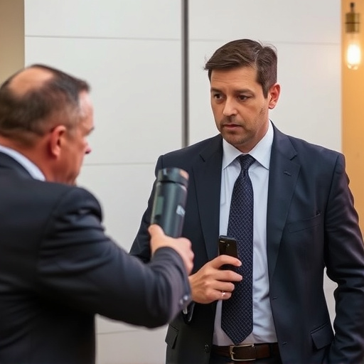 attorney advising client on pepper spray laws