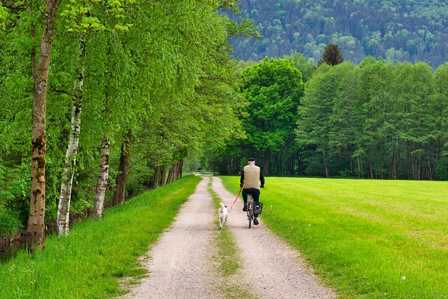 biking