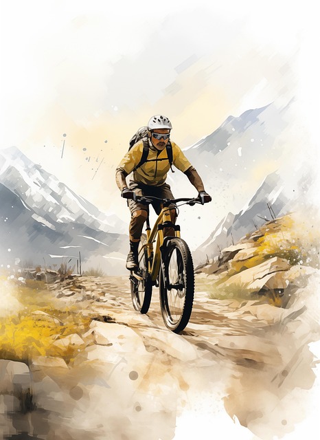 biking