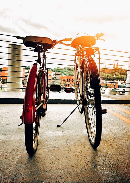 biking