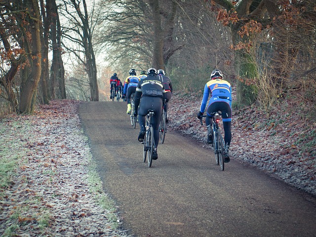 biking