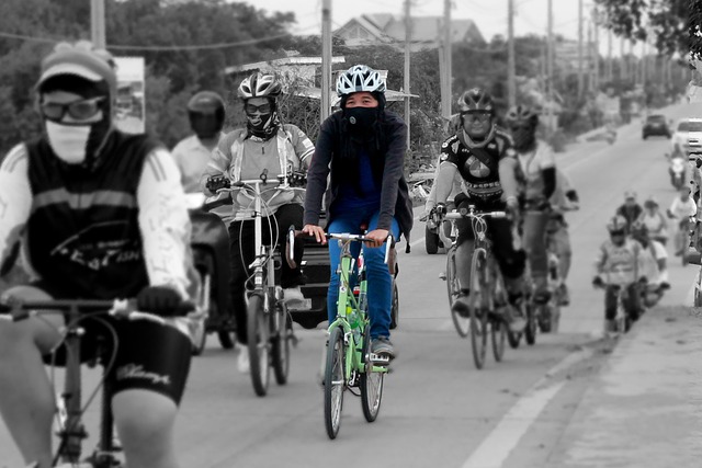 biking