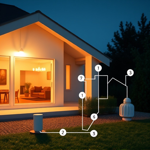 connected smart home with multiple sensors