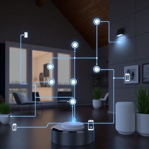connected smart home with multiple sensors