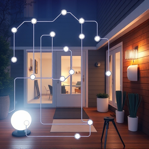 connected smart home with multiple sensors