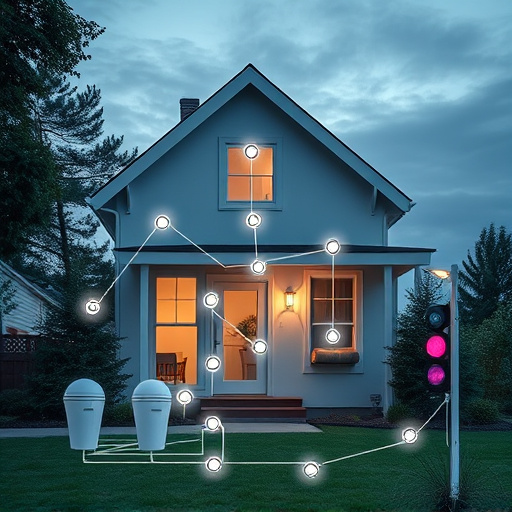 connected smart home with multiple sensors